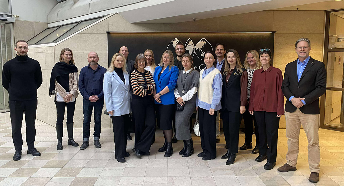 Gruppbild delegationen fr&aring;n Ukraina