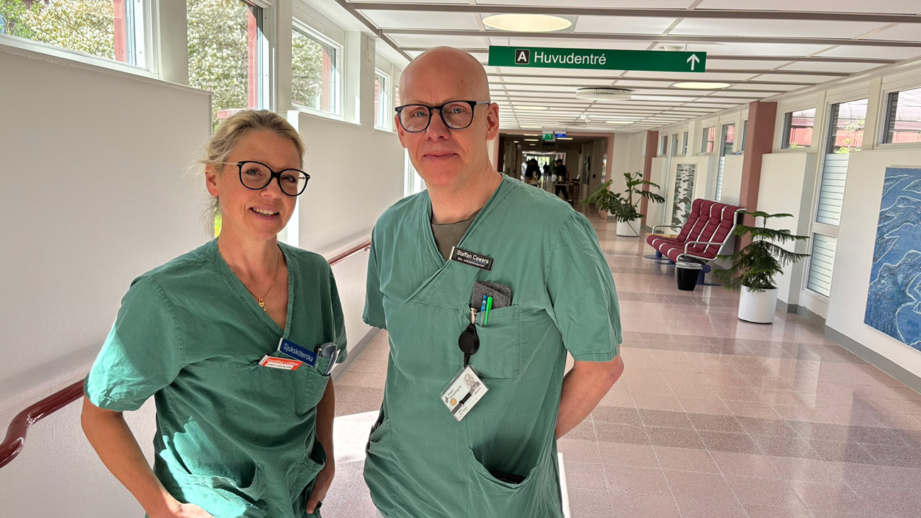 Karolina Lid&aring;ker och Staffan Cewers fr&aring;n Region J&ouml;nk&ouml;ping.