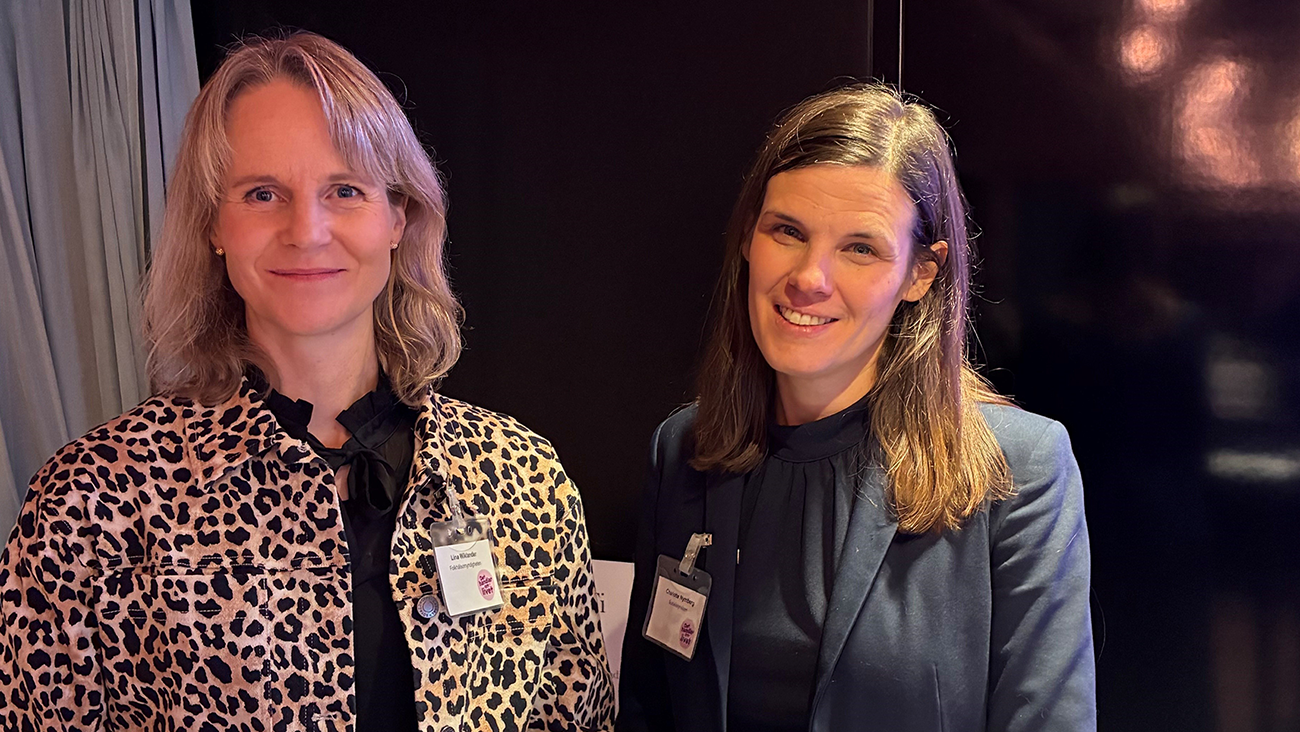 Projektledarna Lina Wiklander och Charlotte Nymberg